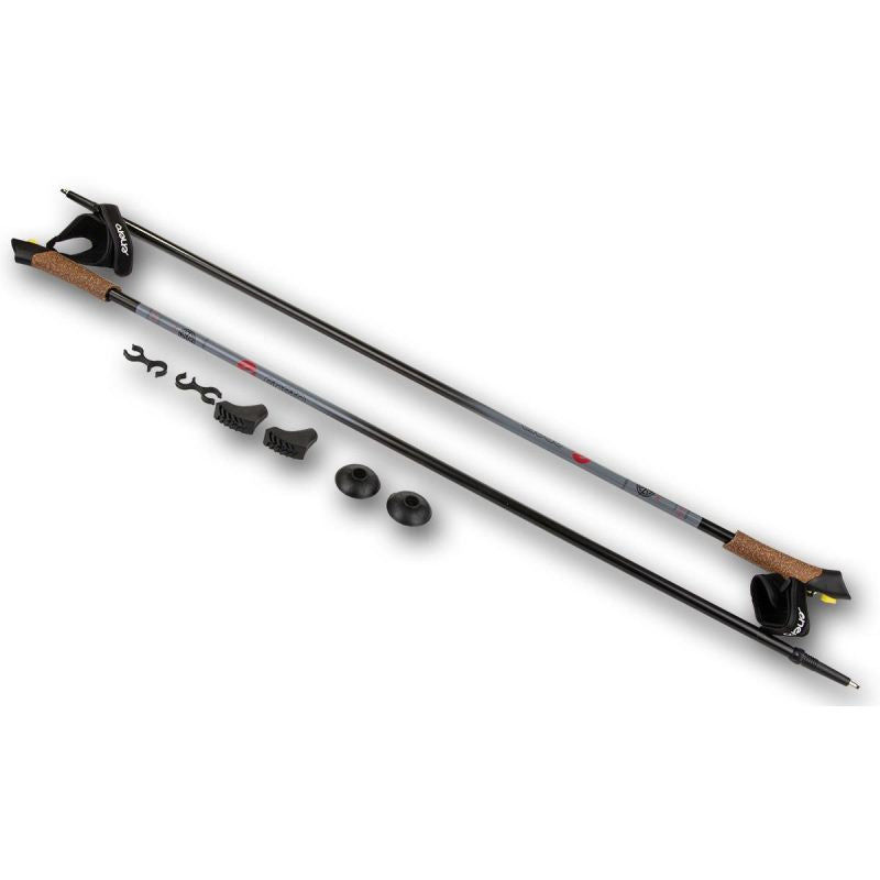 Enero Nordic Walking Poles 1-Sequential 110cm fekete sticks