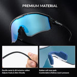 Rockbros SP297 sports glasses black and from the field kék glasses, training equipment
