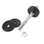 HMS Threaded dumbbell SG01 7 kg fekete edzőfelszerelés 17-59-123