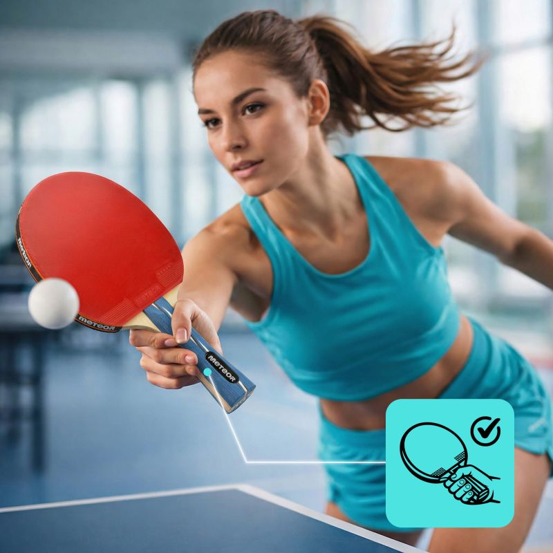 Meteor Je T Stream Table Tennis Racket***** uniw rackets