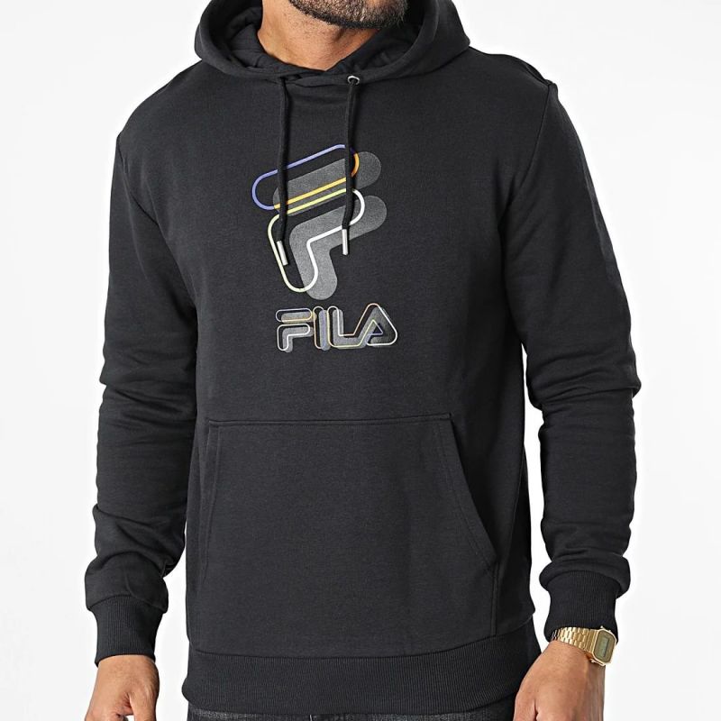 Fila Bever Hoody sweatshirt fekete pulóver
