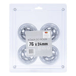 Smj sport BS roller skate wheels 76x24mm 4pcs. Kiegészítő