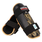 MASTERS FIGHT EQUIPMENT MASTERS NA-FIGHT shin guards (WAKO APPROVED) piros védőfelszerelés 03526-02M