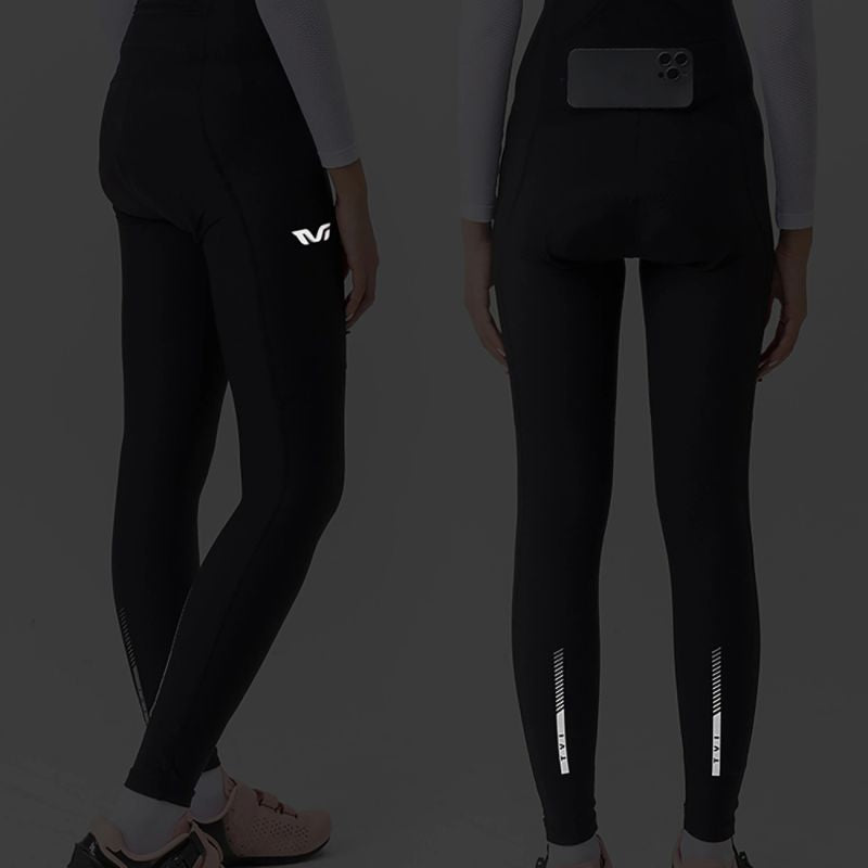Rockbros TVI Women's Cycling Bib with Pad - Black fekete nadrág 15310004003-211709