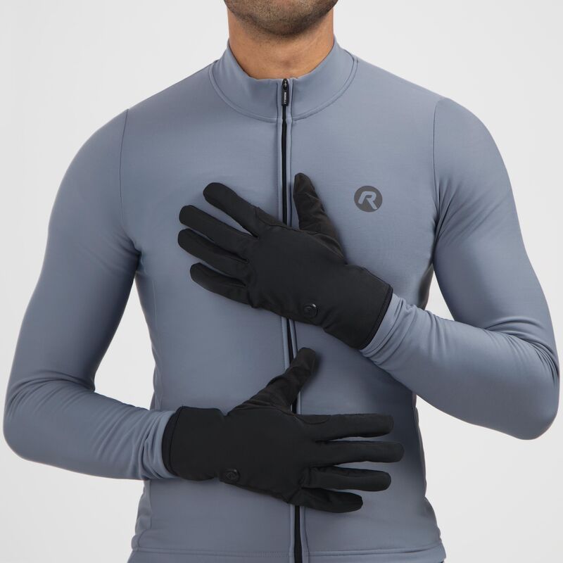 Rogelli SIGNATURE winter gloves black 3XL fekete kesztyű