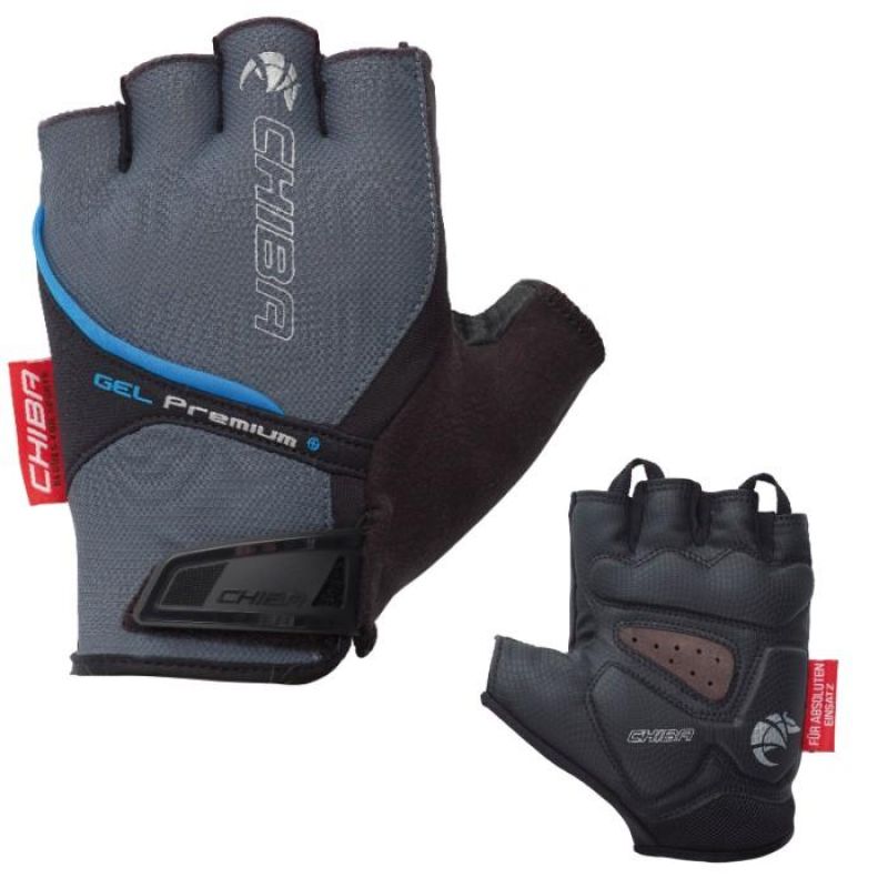CHIBA Gel Premium S gloves gray