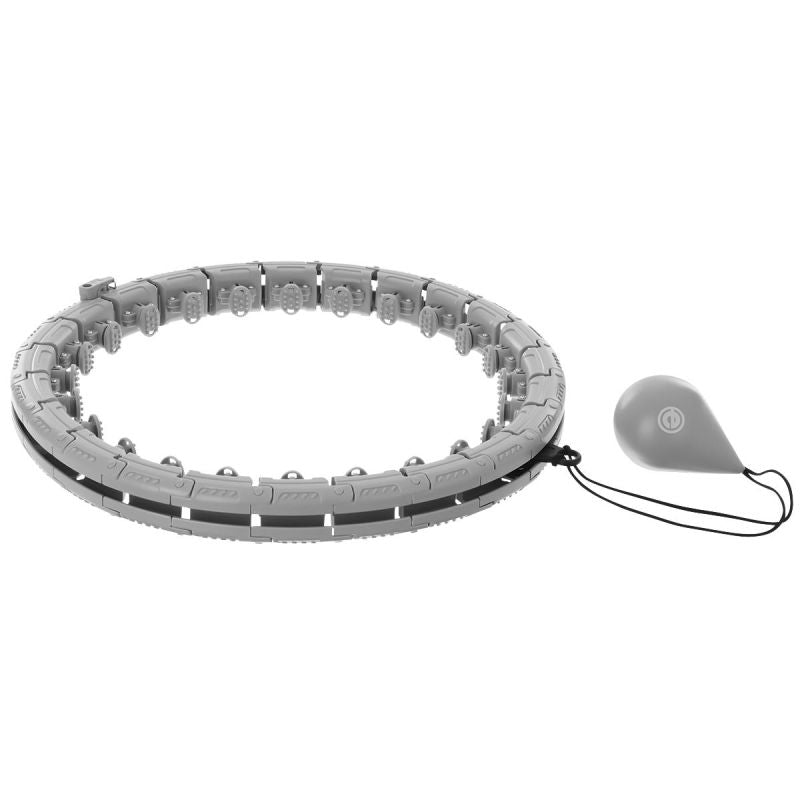 Enero Hula Hop With Massager And Weight Grey Fit szürke training equipment