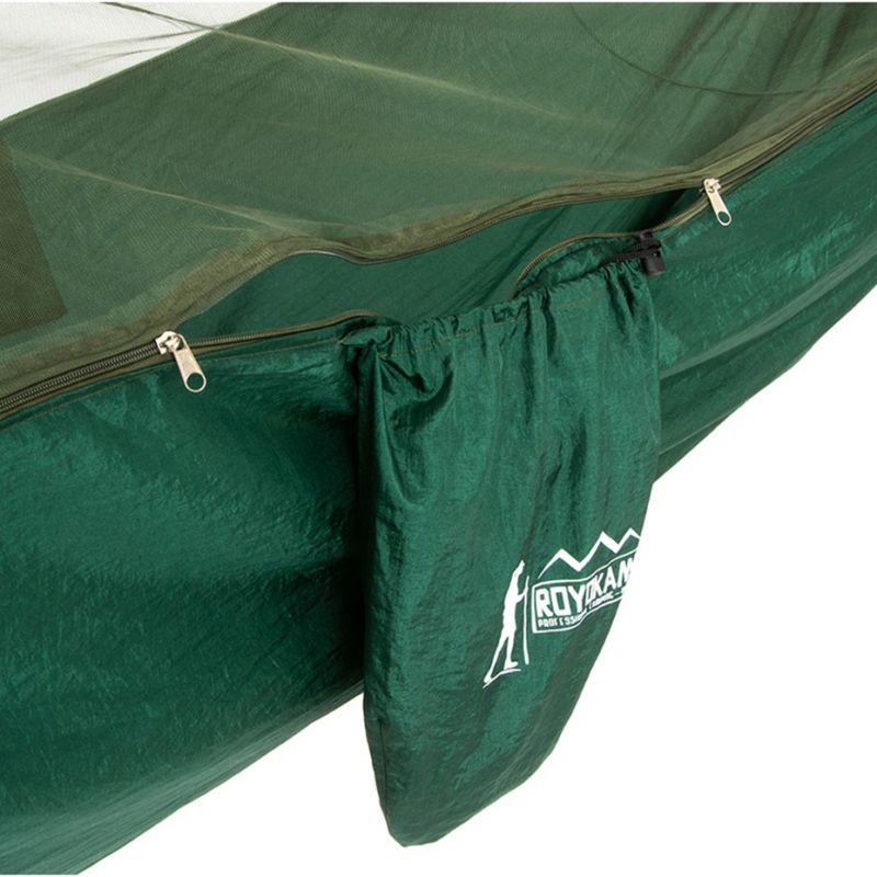 Royokamp 1031415 Hammock with Mosquito Net zöld kemping felszerelés