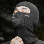 Rockbros Fleece Bicycle Balaclava - Black czarny balaclavas