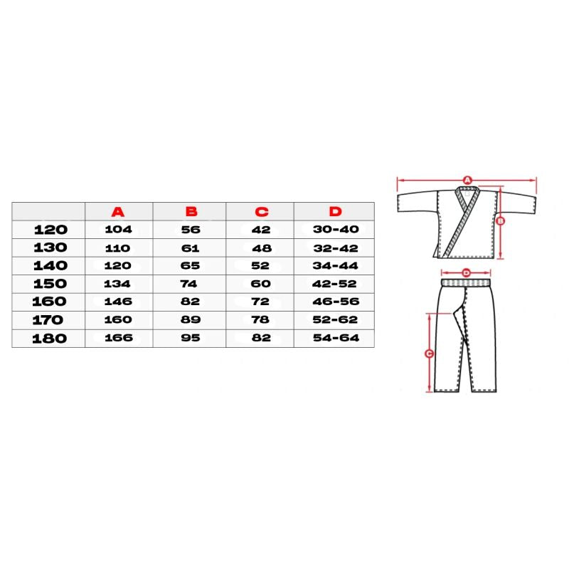 DBX Bushido Karate kimono for children + free belt - ARK-3102 kimonos, sachets, belts, bags