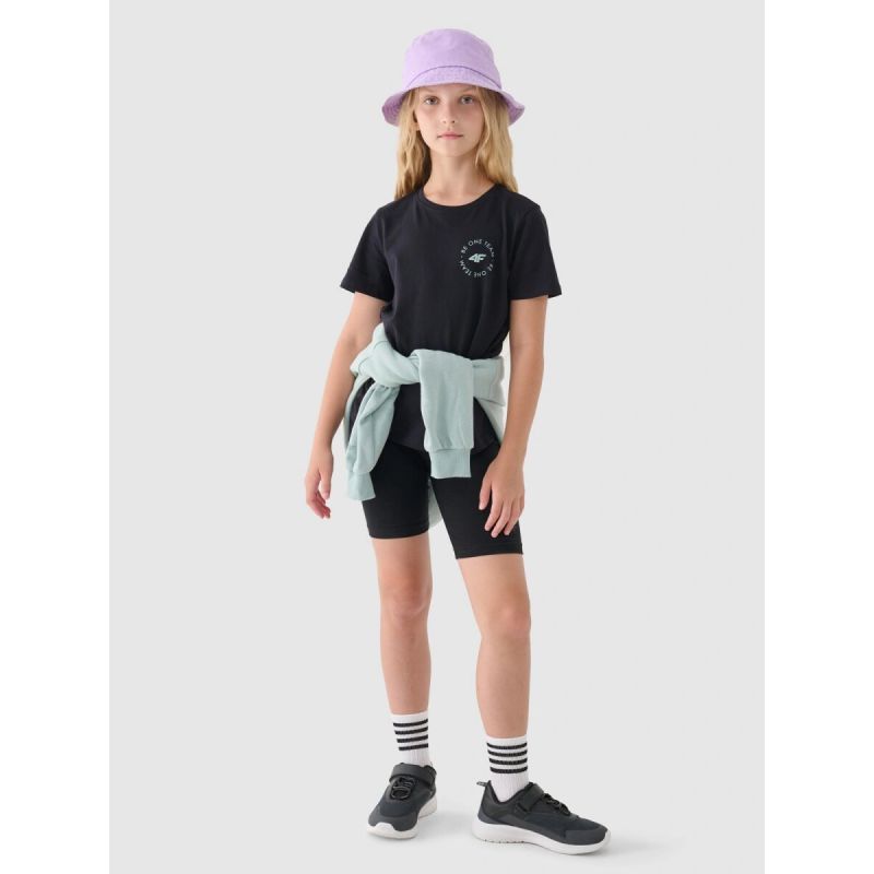Girls' printed T-shirt 4F Junior 4FJRAW24TTSHF2276-20S póló