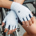 Rockbros Road Cycling Gloves Size: - White/Black fekete kesztyű