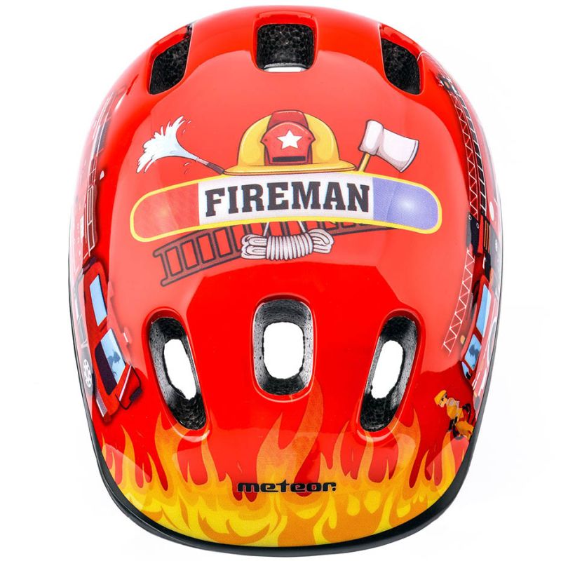 Meteor KS06 Firetracker Bike Helmet size XS 44-48 cm Jr fekete helmets