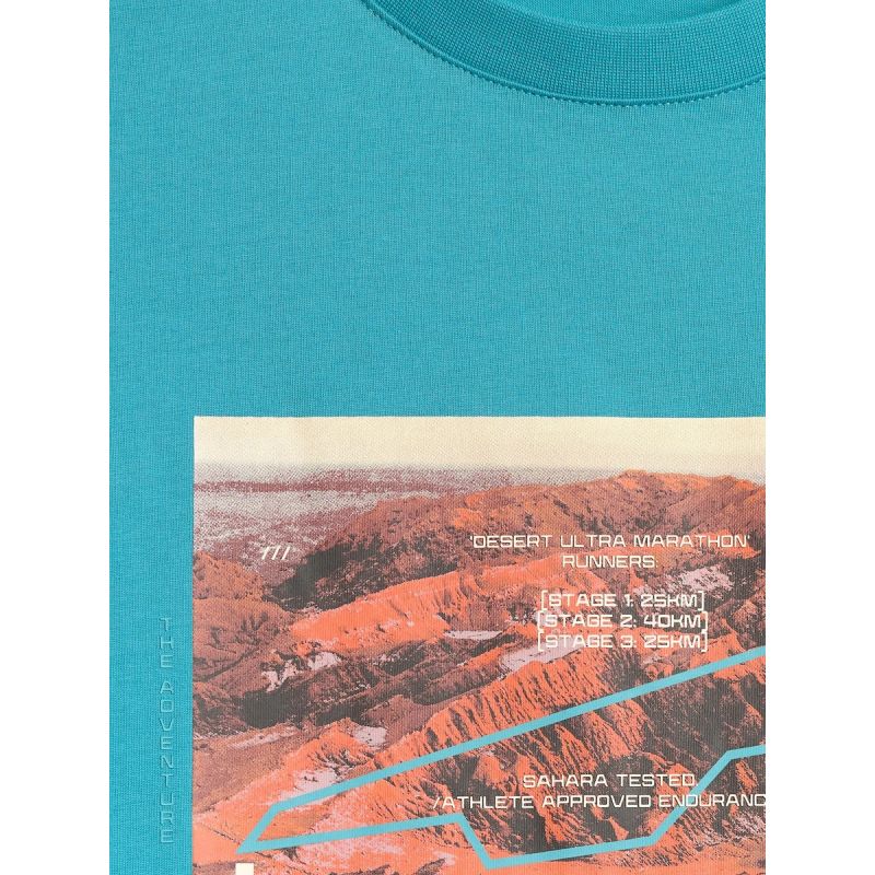 4F Men's regular printed T-shirt férfi póló 4FRSS26TTSHM4238-35S