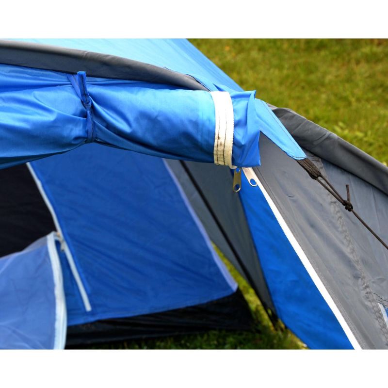 Enero Camp 4-Person Cool Black-Blue Tent kék tents, tourist equipment