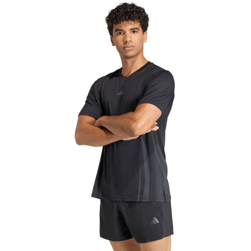 Men's adidas Airchill Intensity T-shirt KT3260 fekete póló
