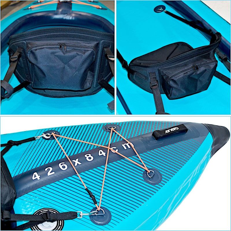 2-PERSON KAYAK LAMINATED PVC BLUE ENERO