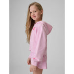 Girls' loose sweatshirt with hood 4F