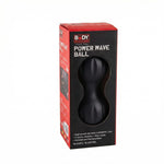 Body Sculpture Powerball Duo vibrating massager with cover BM fekete edzéssegítő BM508