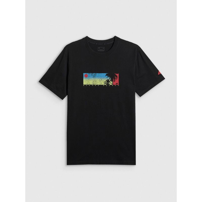 4F Men's regular printed T-shirt 3xl póló 4FWSS26TTSHM3335-20S