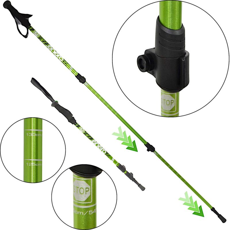 Enero Nordic Walking Travel Poles In Case sticks