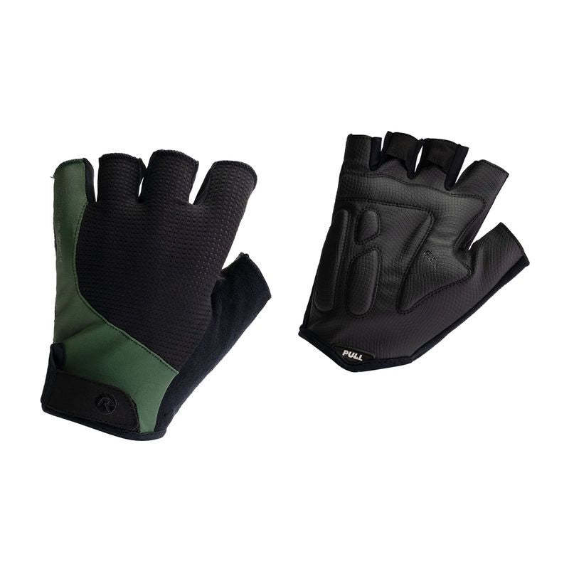Rogelli ESSENTIAL gloves black and green 2XL zöld kesztyű