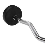 HMS Rubber-coated barbell/curl bar GSL-50 50 kg súlyzó 17-58-020