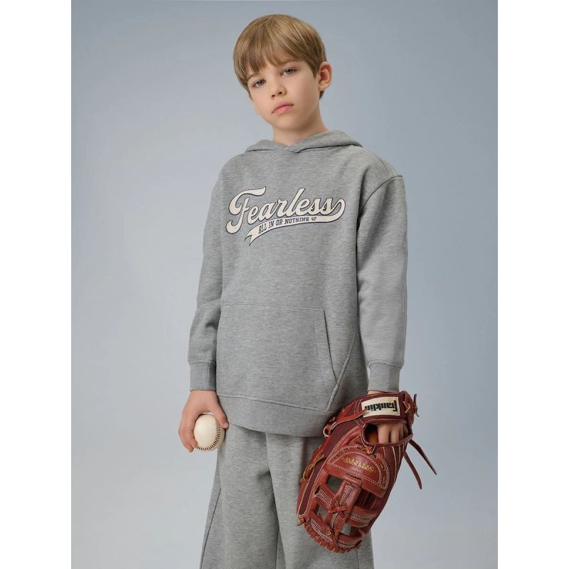 Boy's loose hooded sweatshirt 4F 4FJRSS26TSWSM2636-27M 158/164 sweatshirts