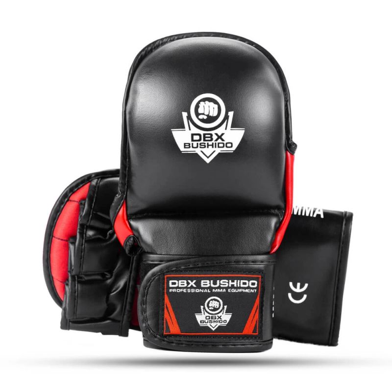 DBX Bushido MMAsparring gloves S/M - Phantom Red - Valor Series l/xl kesztyű