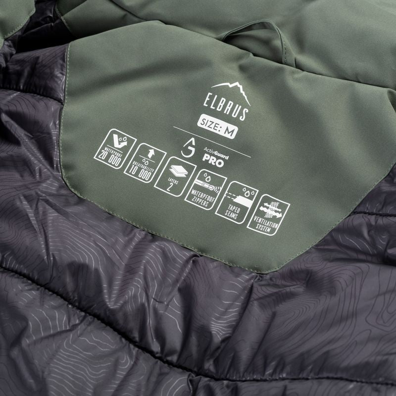 Elbrus Dilox insulated zöld dzseki