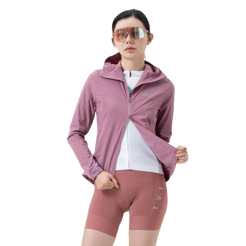 Rockbros TVI Women's Cycling with Hood Size S - Pink rózsaszín dzseki 304004-211756