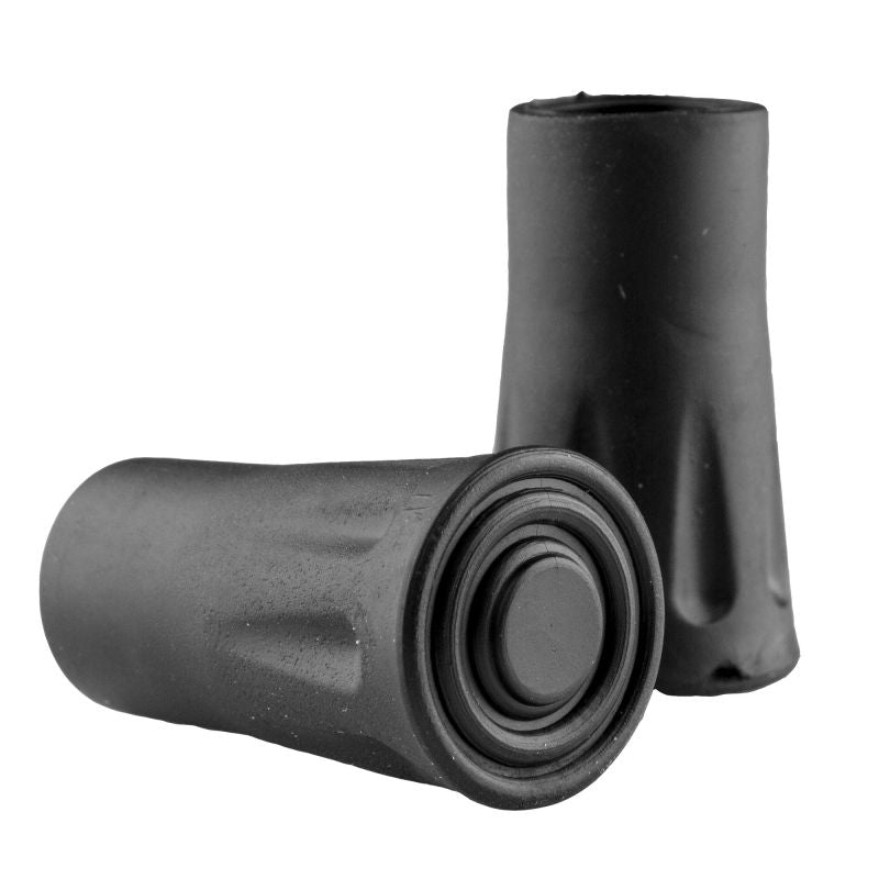 Asphalt tips for trekking and Nordic walking poles Spokey TREK II fekete túrabot