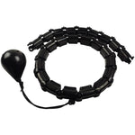 Enero Hula Hoop with Massager and Weights, Black, Energo Fit fekete training equipment