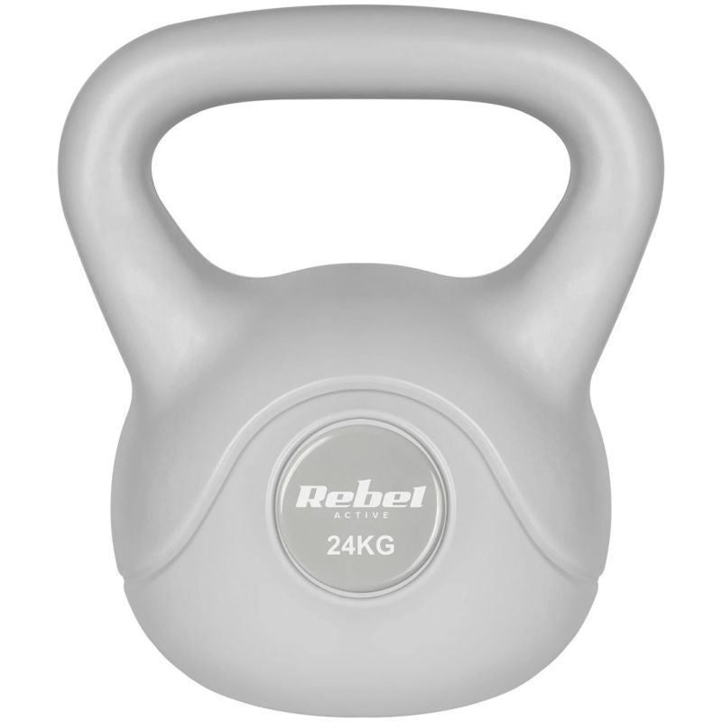 Rebel ACTIVE Bitumen Kettlebell 24 kg Grey szürke súlyzó RBA-2322G-24