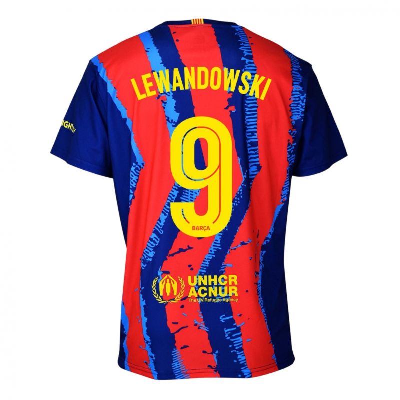 FC Barcelona Robert Lewandowski set shirt junior box 2025/26 short