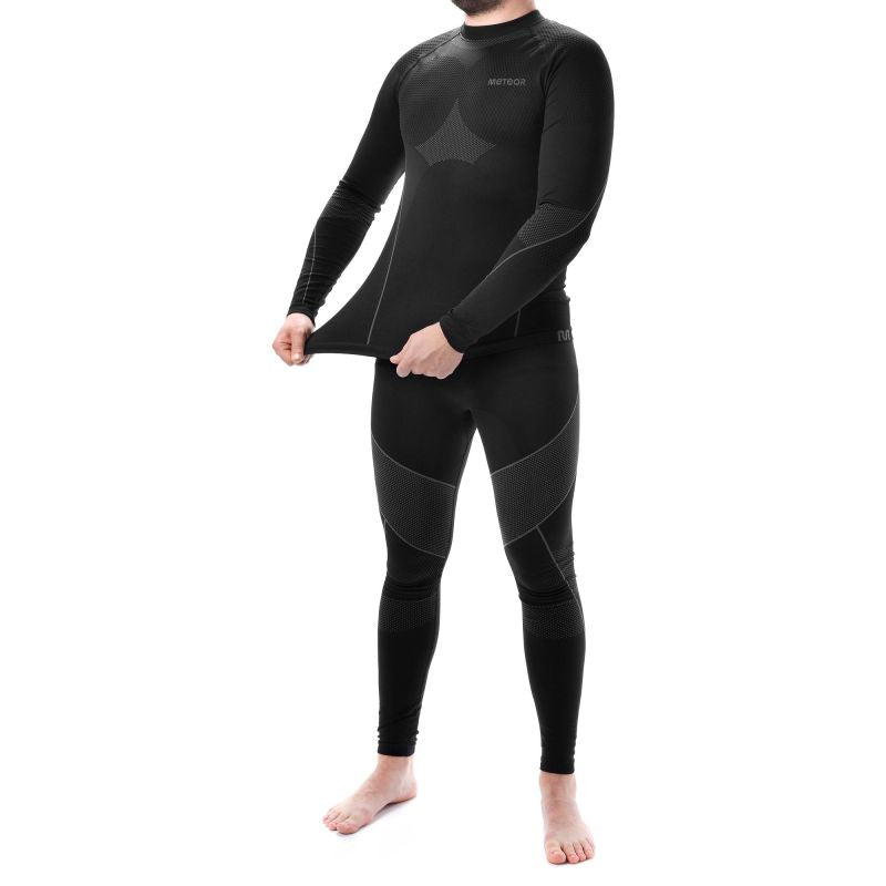Meteor thermal underwear XL/XXLblack fekete férfi termoaktív ruha 16688