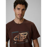 4F Men's regular printed T-shirt férfi póló 4FRSS26TTSHM4230-81S