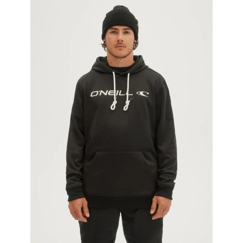O'Neill men's hoodie kangaroo pocket Rutile black fashionable fekete pulóver
