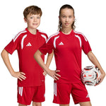 Adidas Tiro 26 League Jersey Kids’ Football Red piros gyerek póló KB1315