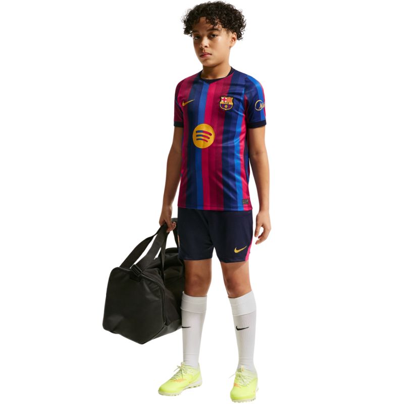 Nike FC Barcelona 2026/27 Stadium Home Kids' Jersey Burgundy kék kiegészítő II1624683
