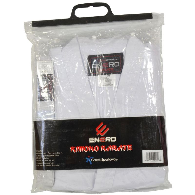 Enero Kimono Professional Karate 170cm 8oz fekete kimonos