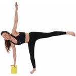 Enero Block Cube For Exercise Yoga Pilates Fitness Yellow Fit sárga kiegészítő GSP-1058382