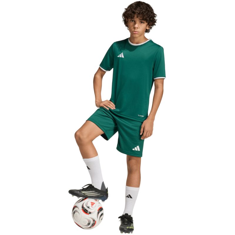 Adidas Entrada 26 Kids' Green zöld gyerek rövidnadrág KE9831