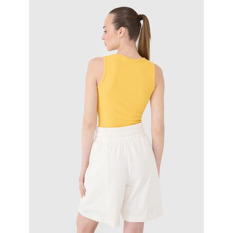 4F Women's knitted crop top póló 4FRSS25TSLEF234-71S