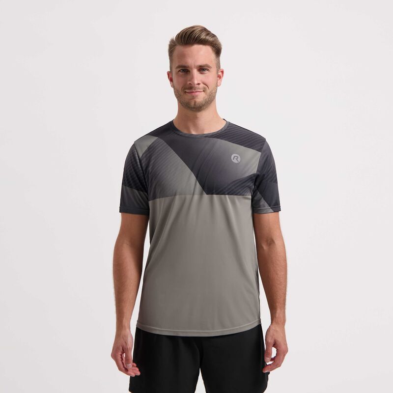 Rogelli RUSH running shirt beige