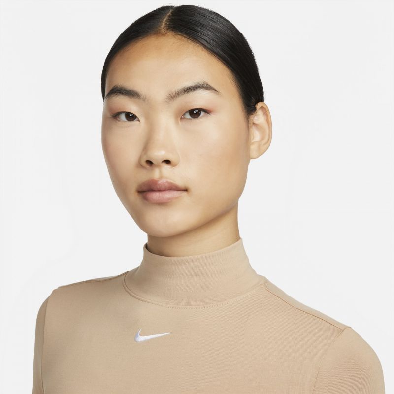 Nike Sportswear Collection Essentials Beige bézs pulóver