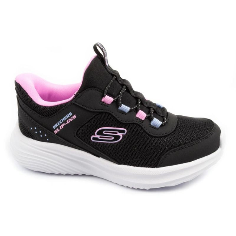 Skechers Bounder Pro Slip-Ins Kids' Sports fekete utcai cipő 303690L/BLK