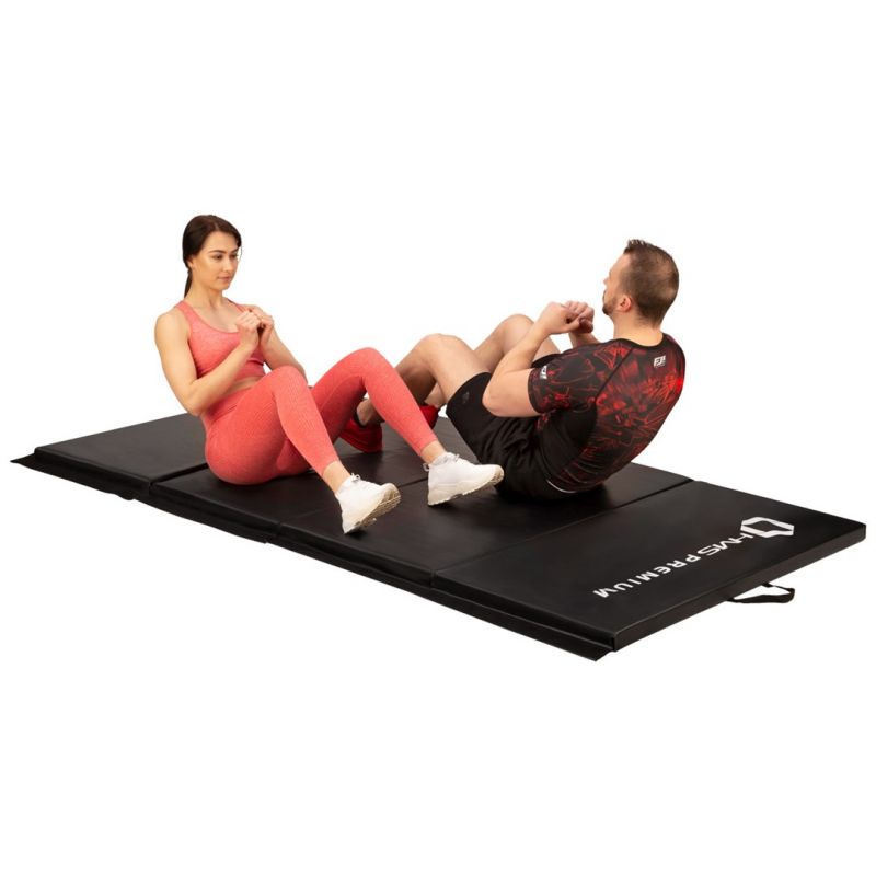 HMS Folding gymnastics mattress black MGS01 fekete kiegészítő 17-44-284