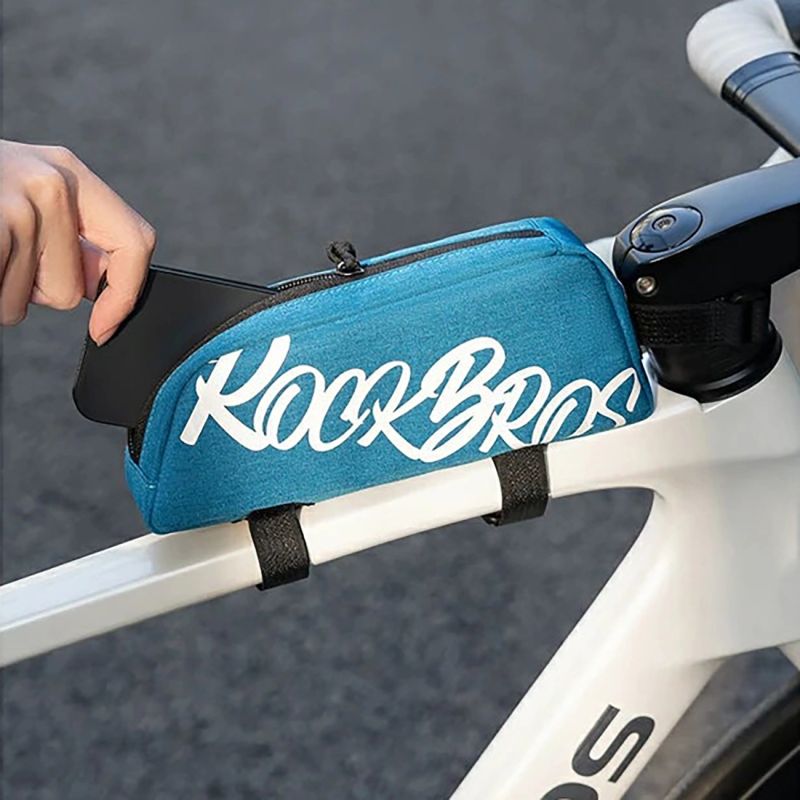 Rockbros G009 Flash Journey Top Tube Bike 0.8L - Blue niebieski táska