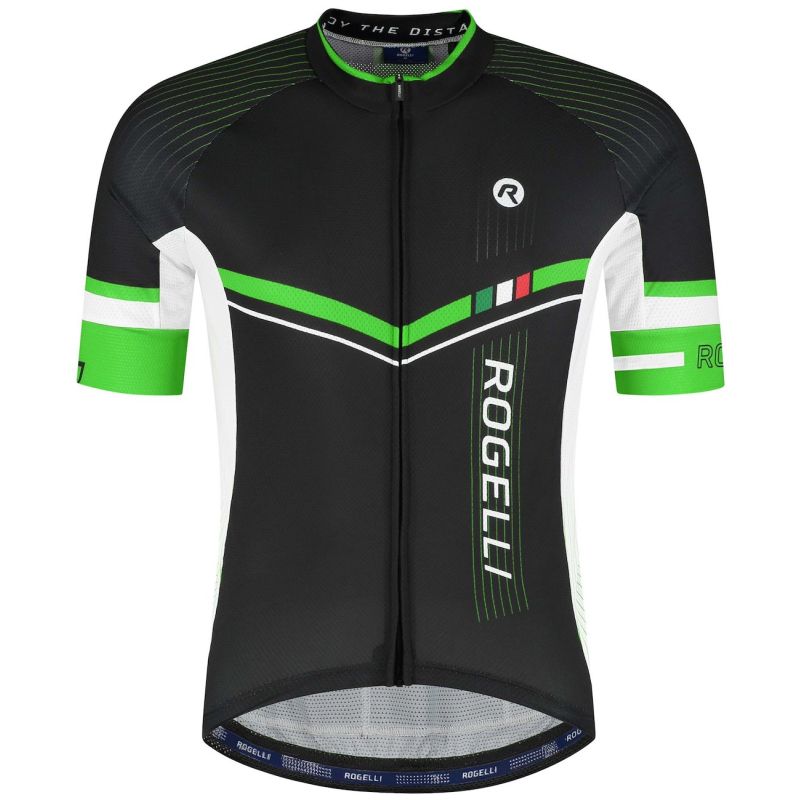Rogelli Gara Mostro II jersey black-green zöld kerékpáros ruha SIRS1000000.400.L